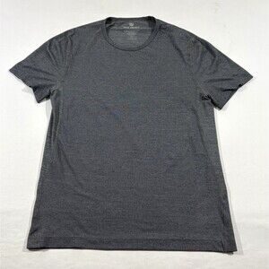 Mack Weldon AIRKNITx T-Shirt Mens Gray Heather Performance Crew Short Sleeve M
